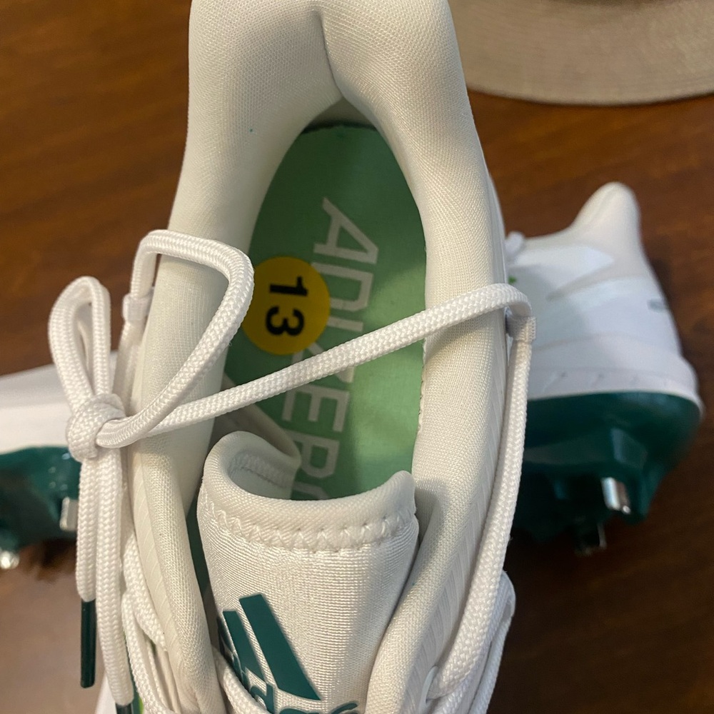 Adidas Mens Adizero Afterburner 9Sneaker Baseball cleats size 13 - Picture 8 of 9
